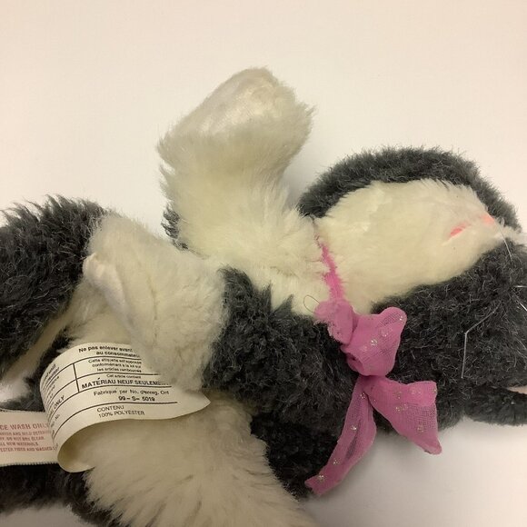 Vintage 1992 Tyco Kitty Kitty Kittens Plush Charcoal Grey & White Purrs READ - Picture 11 of 14